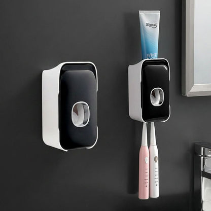 PRESSIQ – Dispensador manual de pasta de dientes para un baño organizado