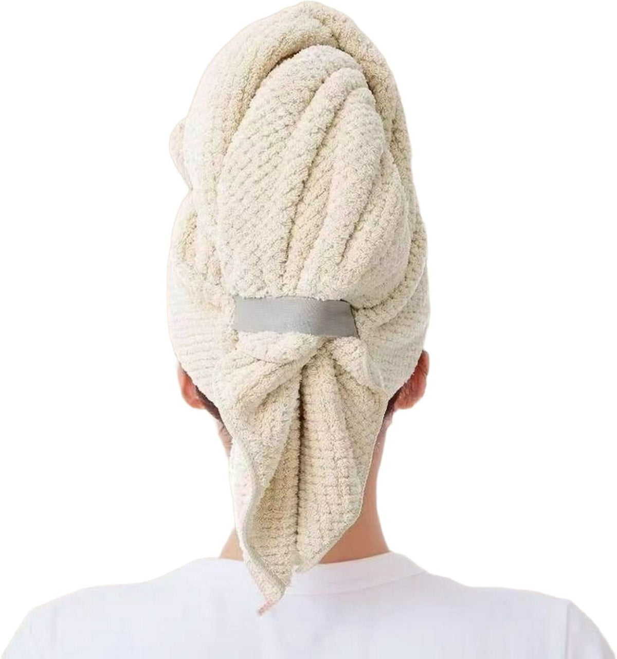 VELVADRY – Toalla de microfibra de terciopelo coral para el cabello, de secado rápido y cuidado anti-frizz