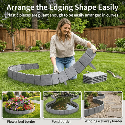 STONEEDGE – Decorative Garden Border for Clean Lawn Edging