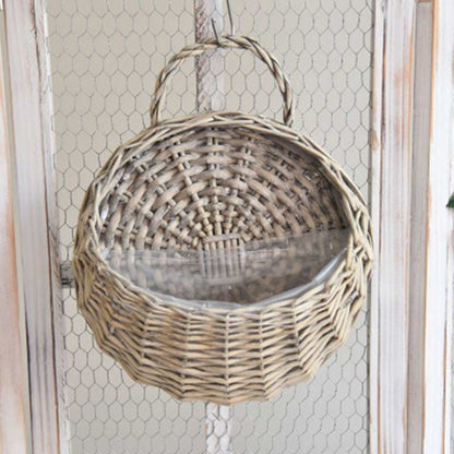 Cesta WillowNest - Cesta de almacenamiento colgante - Estilo rústico - Decoración natural