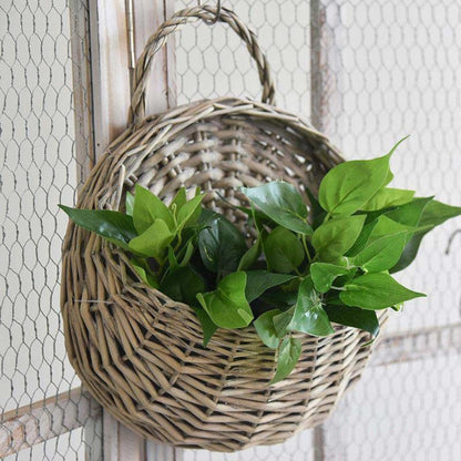 Cesta WillowNest - Cesta de almacenamiento colgante - Estilo rústico - Decoración natural