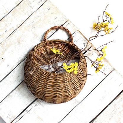Cesta WillowNest - Cesta de almacenamiento colgante - Estilo rústico - Decoración natural