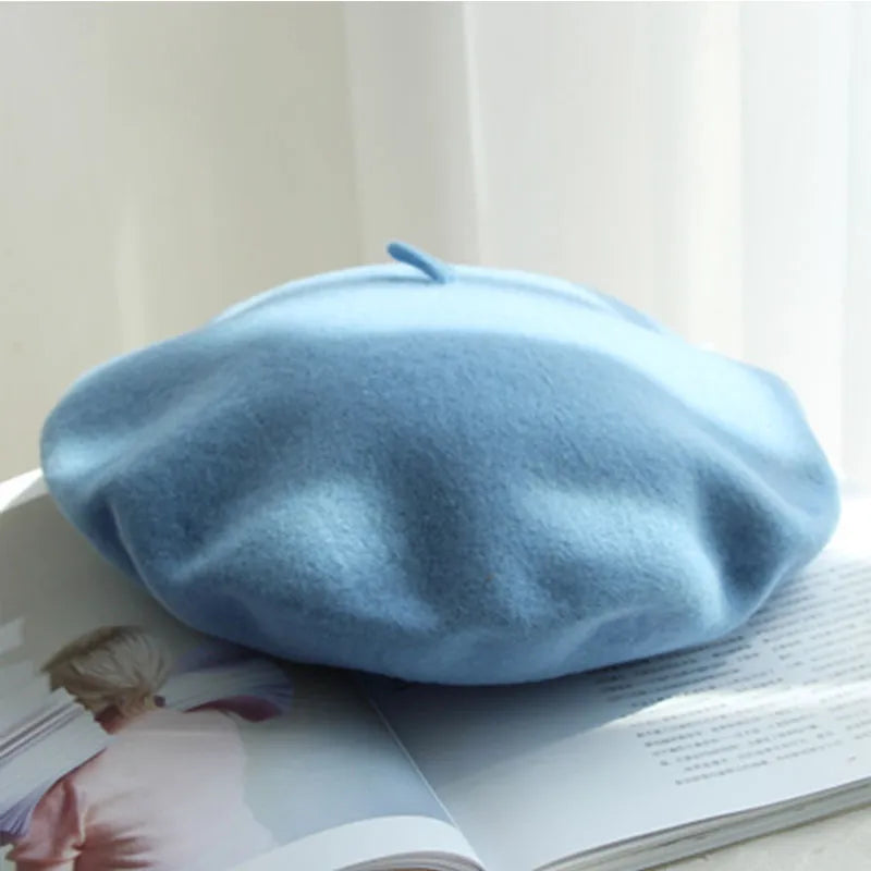 Marlene | Classic Wool Beret with Stretchy Fit | Stylish Accessory for Winter