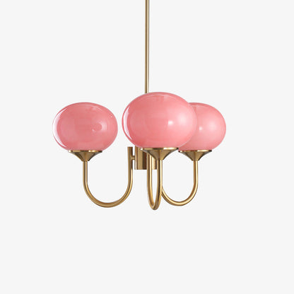 Multi-Globe Suspended Fixture Iron & Tinted Glass Shades E27 Socket for Kitchen Island Dining Area Living Space Bedroom Overhead Illuminatio