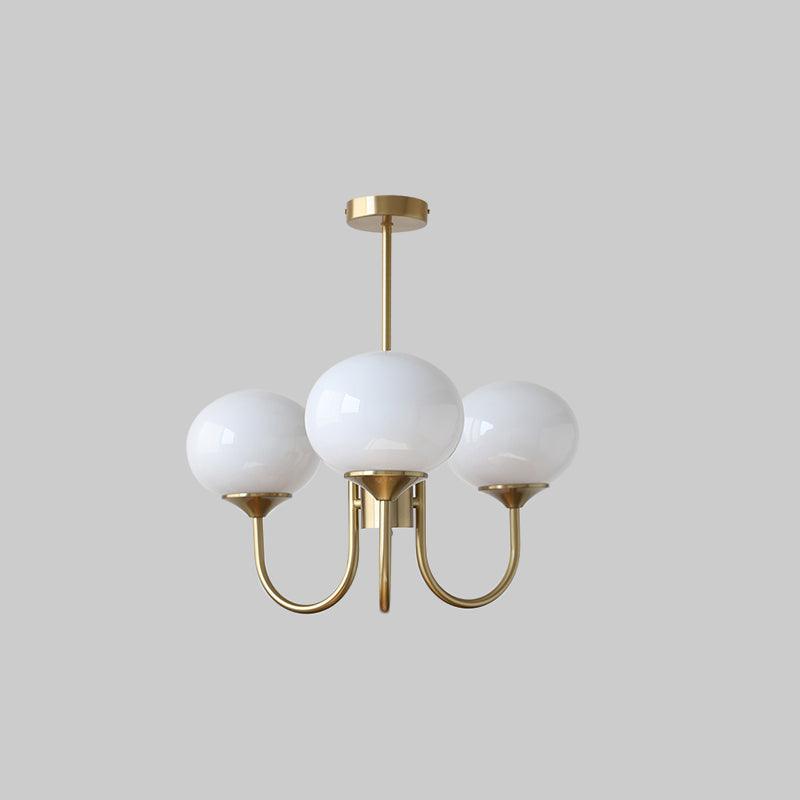 Orb Pendant Light with Adjustable Height Metal Frame and Spherical Shades for Kitchen Island Dining Living Room Bedroom E27 Socket Pink Whit