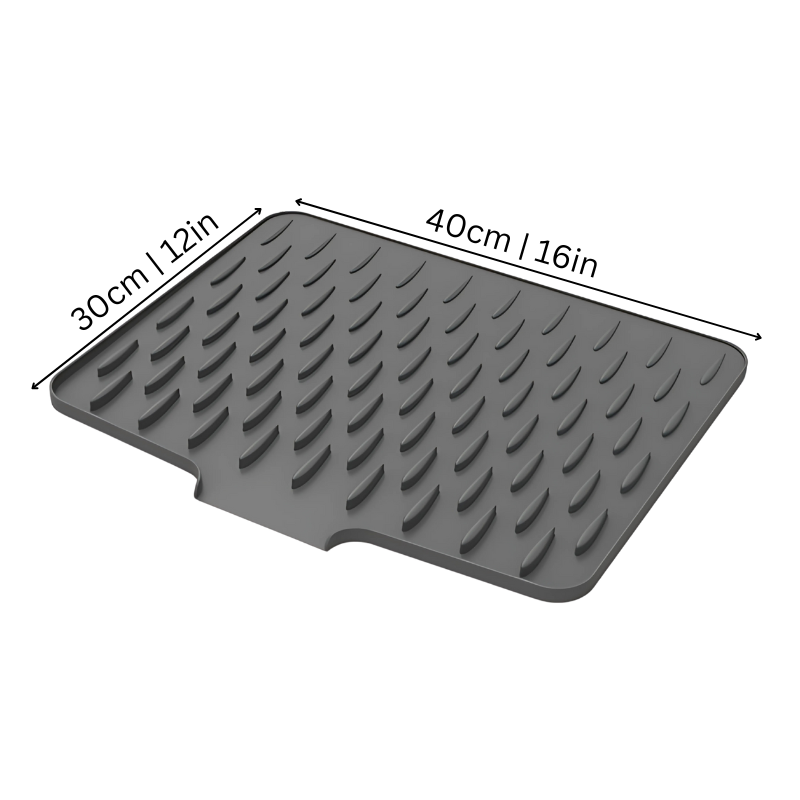 Tapete protector de silicona flexible para encimeras, para platos y sartenes calientes | Superficie de secado de cocina plegable, resistente al calor y antideslizante