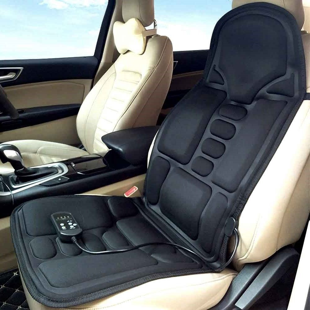Heated Massage Seat Cushion 8 Programs Shiatsu Kneading Roller Therapy for Office Chair Car Driver Home Recliner Full Back Neck Lumbar
