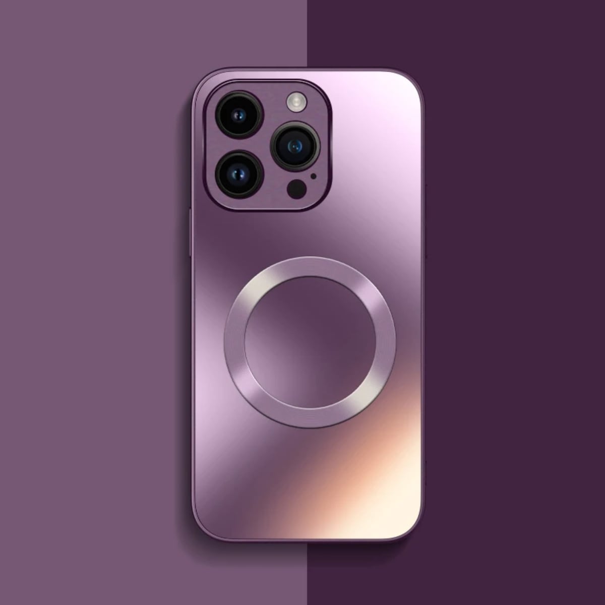 Frosted Magnetic iPhone Case with Built-In Ring – Slim Matte Finish, Camera Guard, Anti-Fingerprint – Compatible with iPhone 11 Pro