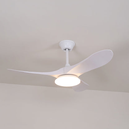 Ceiling Fan with Light 42in 52in Real Wood Blades 6 Speed LED Indoor Modern for Living Room Bedroom Dining Room Office Adjustable Temperatur