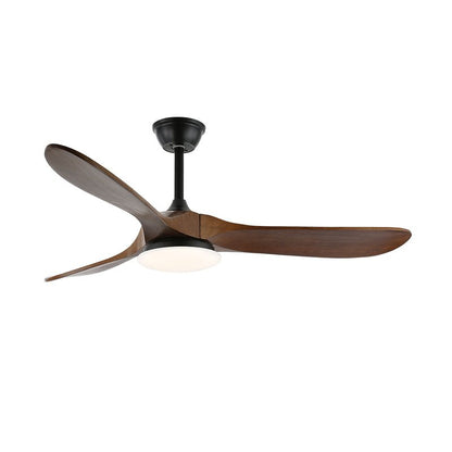 Ceiling Fan with Light 42in 52in Real Wood Blades 6 Speed LED Indoor Modern for Living Room Bedroom Dining Room Office Adjustable Temperatur