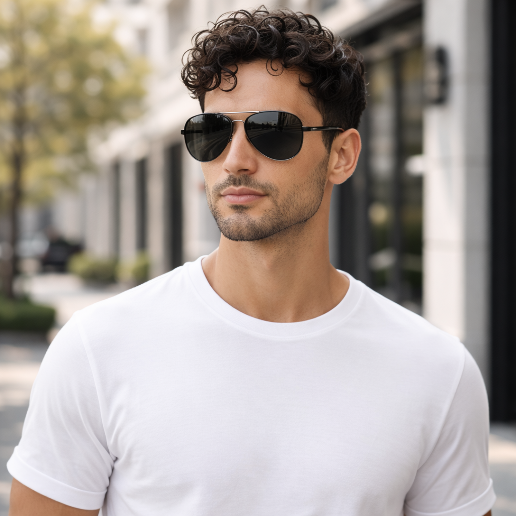 Colección Jack | Gafas de sol tipo aviador polarizadas con protección UV400 | Montura de metal ligera para una comodidad durante todo el día