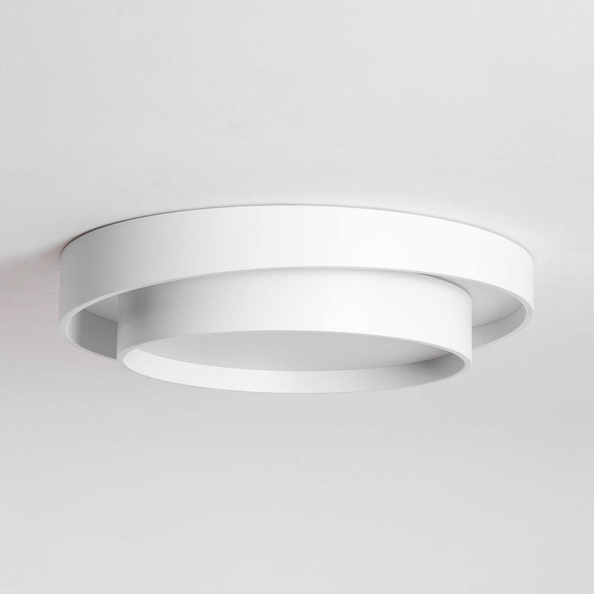 Flush Mount LED Ceiling Light Round Low-Profile Fixture Black White Gray 16 20 24 Inch Diameter for Bedroom Hall Kitchen Foyer