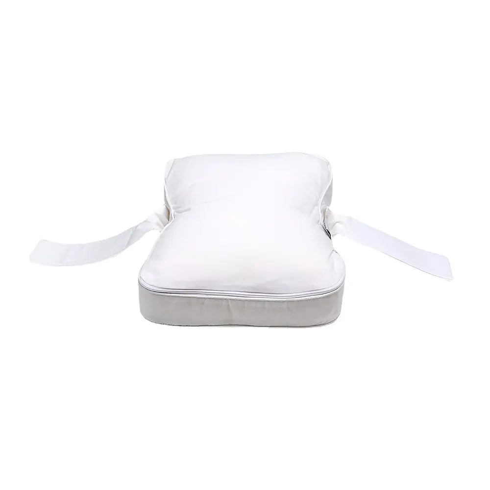 Ergonomic Leg Pillow for Side Sleepers Memory Foam Contour Cushion with Adjustable Strap Hip Knee Support Washable Cover Travel
