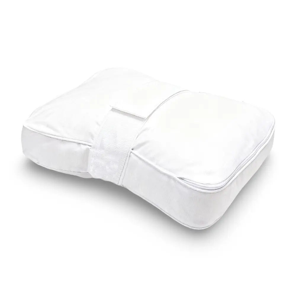 Ergonomic Leg Pillow for Side Sleepers Memory Foam Contour Cushion with Adjustable Strap Hip Knee Support Washable Cover Travel