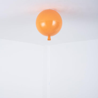 Kids Room Hanging Light Fixture with Pull Chain Switch – Playful Orb Shape Pendant Lamp for Nursery, Bedroom & Play Area – E27 Socket, Multi