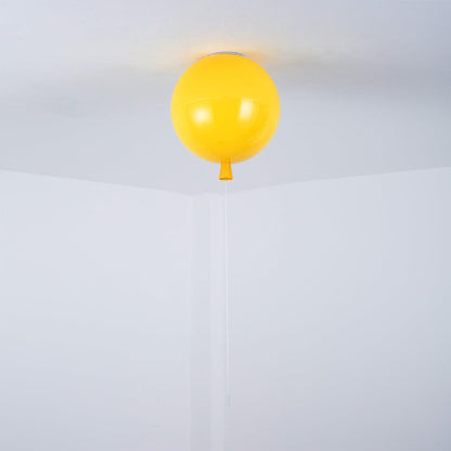 Kids Room Hanging Light Fixture with Pull Chain Switch – Playful Orb Shape Pendant Lamp for Nursery, Bedroom & Play Area – E27 Socket, Multi
