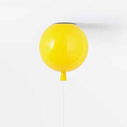 Kids Room Hanging Light Fixture with Pull Chain Switch – Playful Orb Shape Pendant Lamp for Nursery, Bedroom & Play Area – E27 Socket, Multi