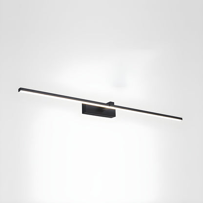 Hardwired LED Vanity Light Bar 16 in Aluminum Black for Bathroom Mirror Above Sink Modern Indoor Wall Sconce Fixture with Adjustable Color T