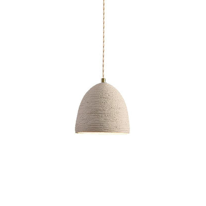 Industrial Concrete Hanging Light Fixture with Adjustable Cord for Kitchen Island Breakfast Bar Dining Area Counter Modern Gray Cement Suspe