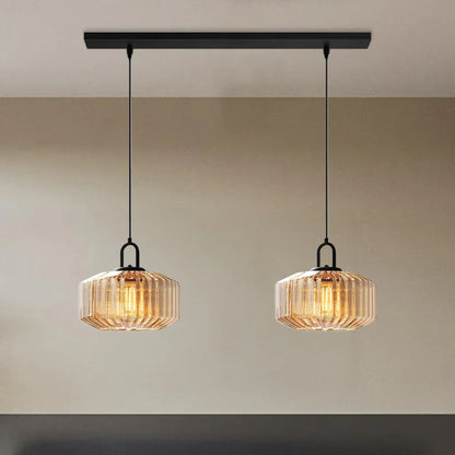Handblown Glass Pendant Light Fixture 11 Inch Diameter for Kitchen Dining Room Hallway Living Room Bedroom LED Ceiling Light