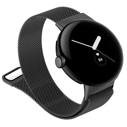 Stainless Steel Magnetic Watch Band for Google Pixel Watch & Watch 2 – Adjustable Metal Mesh Bracelet with Secure Magnetic Clasp