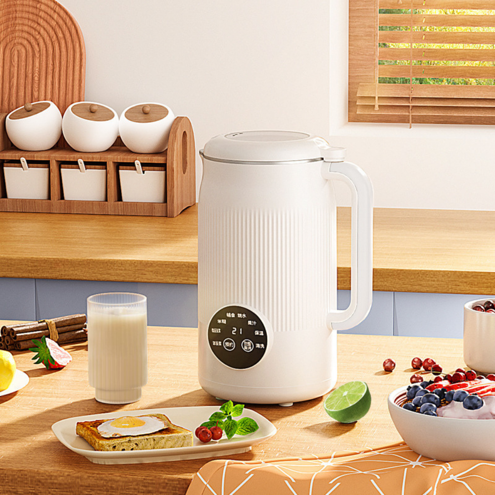 Nut Beverage Maker | Electric Milk Machine with Touch Controls | Compact Design for Easy Preparation