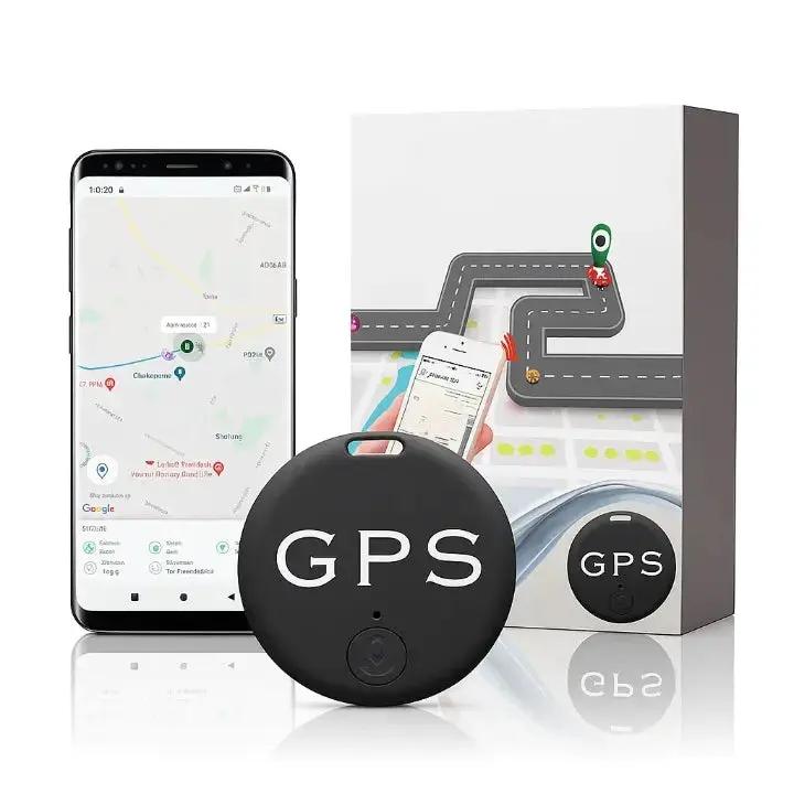Compact Real-Time Location Tracker with Motion Alert for Vehicles, Luggage & Valuables – 2-Pack Magnetic GPS Device for iOS & Android