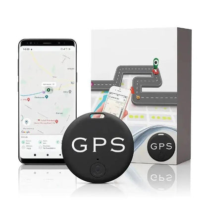 Compact Real-Time Location Tracker with Motion Alert for Vehicles, Luggage & Valuables – 2-Pack Magnetic GPS Device for iOS & Android