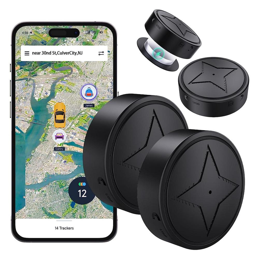 Magnetic GPS Vehicle Tracker with Real-Time Location & Anti-Theft Alerts for Cars, Trucks & Motorcycles