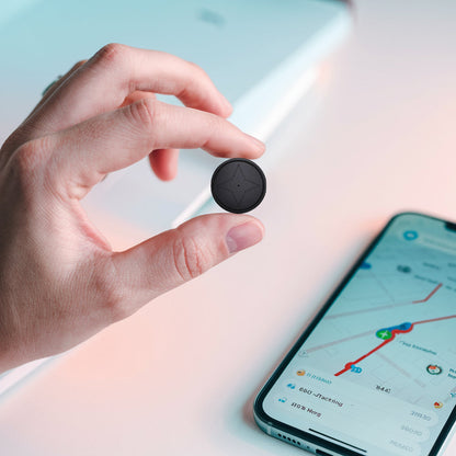 Compact GPS Tracker | Real-Time Vehicle Tracking Device with Magnetic Base | Portable Solution for Easy Monitoring