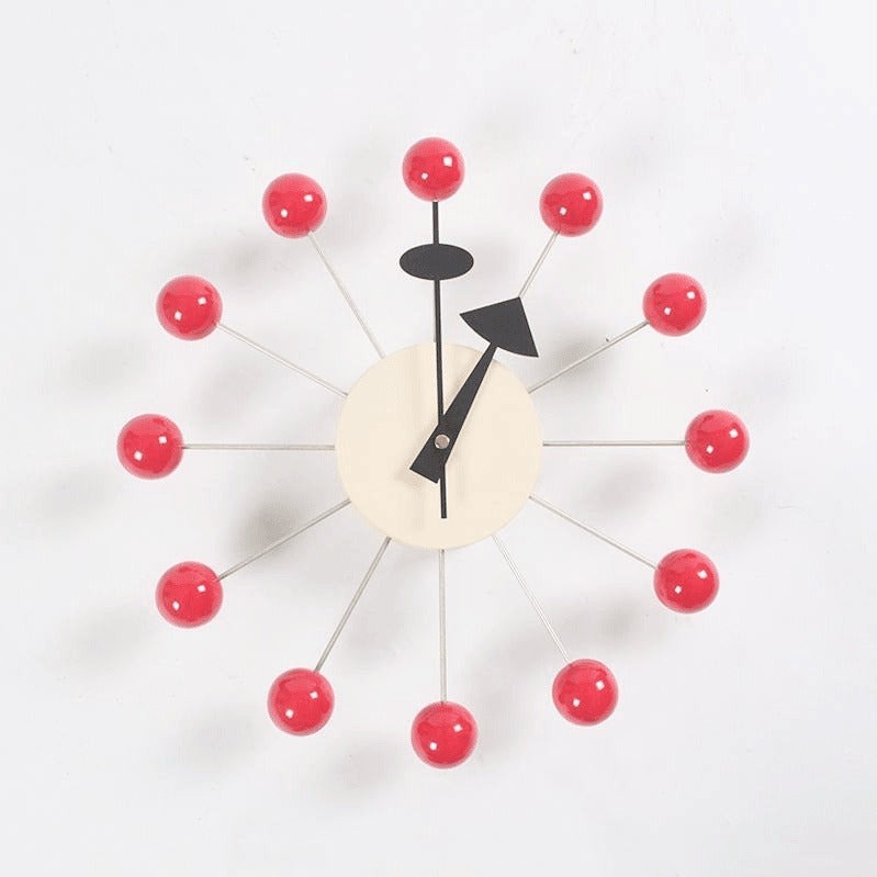 Modern 3D Sphere Wall Clock – Silent Quartz Movement – Minimalist Scandinavian Home Decor for Living Room, Bedroom, Office