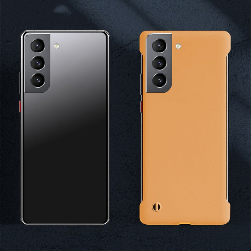 Slim Protective Samsung Galaxy Case Anti-Fingerprint Matte Finish Shockproof Cover for S21-S26 Plus Ultra Note 20 Ultra Raised Edges