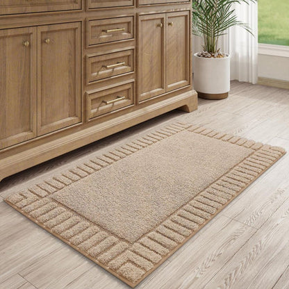 Alfombra de baño Mistral - Material flocado, antideslizante y de secado rápido