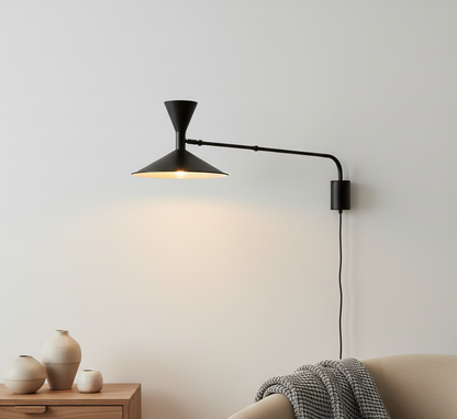 Aplique de pared LED de aluminio minimalista: diseño moderno para sala de estar, pasillo y dormitorio