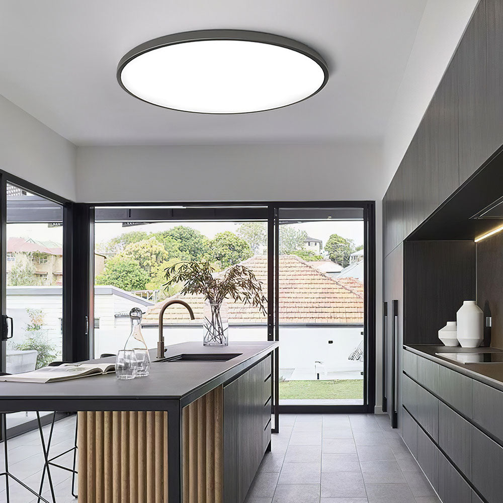 Flush Mount Ceiling Light Ultra Slim, LED Ceiling Light for Hallway, Modern Ceiling Light Fixture for Bedroom