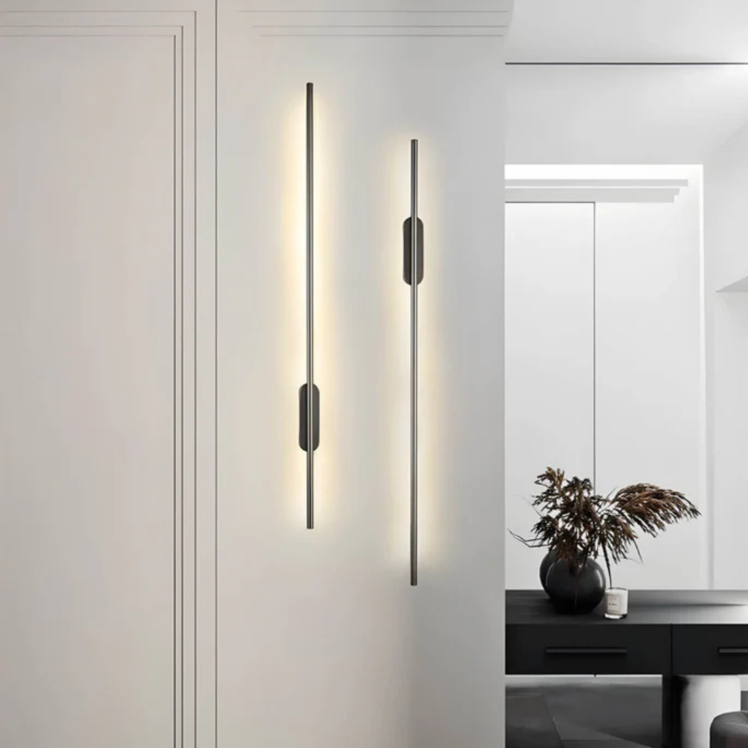 Minimalist LED Wall Lamp with Warm White Light for Modern Interiors
