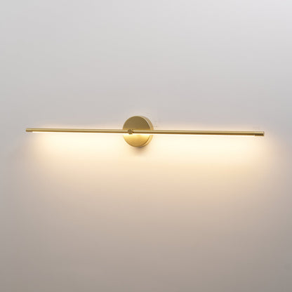LED Bathroom Vanity Light Bar 27 Inch Modern Wall Sconce Fixture for Mirror Makeup Lighting Chrome Gold Black Hardwired Indoor 12W Warm Whit