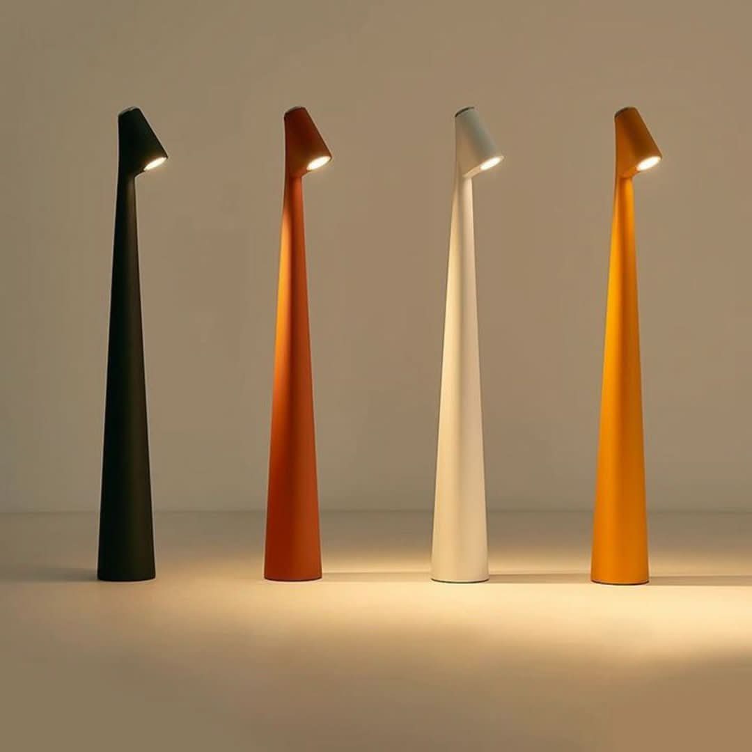 Minimalist Mood Light | Wireless LED Table Lamp with Touch Control | Perfect for Reading and Ambiance