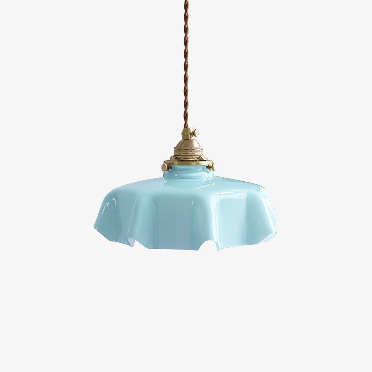 Hanging Ceiling Light Fixture Textured Dome Shade White Beige Pink Blue for Kitchen Island Dining Room Adjustable Height Indoor Pendant Lamp