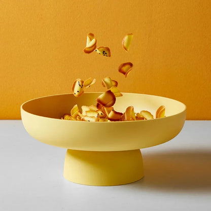 Mira Modern Fruit Bowl - Durable Plastic, Stylish Kitchen Accessory
