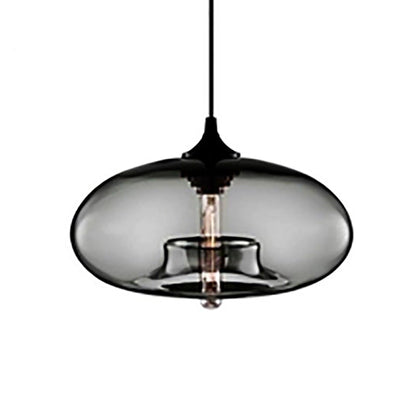 Glass Pendant Light Nordic Modern Hanging Fixture Adjustable Cord Bedroom Dining Living Room E27 LED 110-240V Interior Lighting Decor Vase