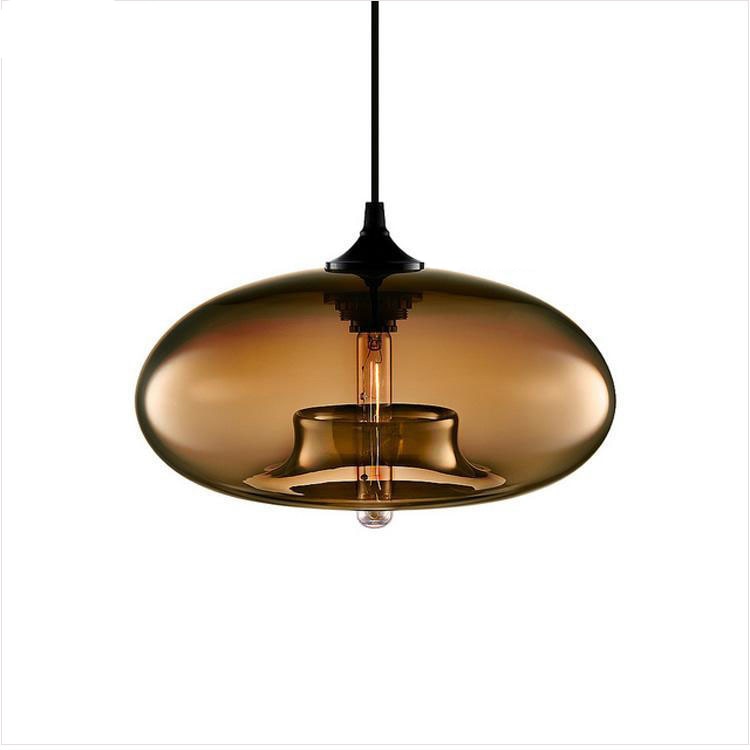 Glass Pendant Light Nordic Modern Hanging Fixture Adjustable Cord Bedroom Dining Living Room E27 LED 110-240V Interior Lighting Decor Vase