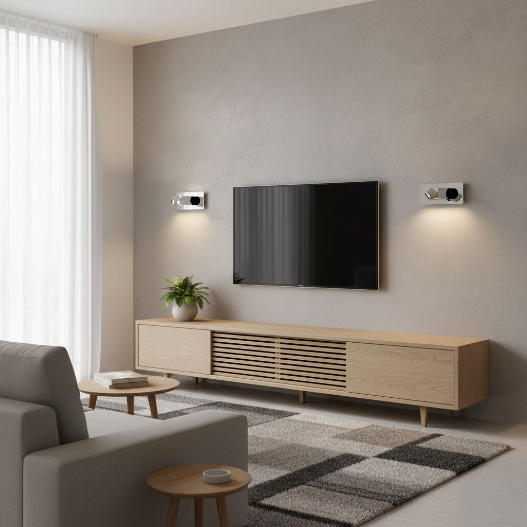 Pivoting LED Bedside Sconce with Push-Button Control for Focused Night Reading in Compact Spaces