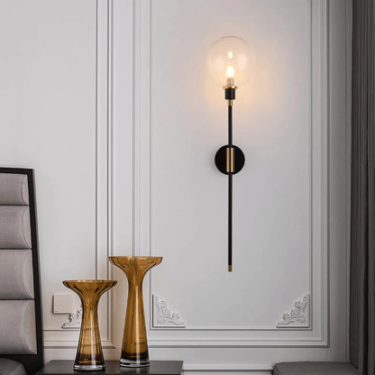 Contemporary Glass Shade LED Fixture Gray Amber Clear Finishes for Hallway Bedroom Entryway Living Room Bathroom