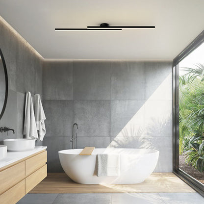 Lámpara de techo LED de montaje empotrado — Disco redondo de perfil bajo de 8.3 pulgadas para dormitorio, pasillo y entrada — Montaje en superficie de aluminio y acrílico moderno con