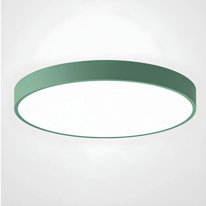 Round LED Ceiling Light Fixture Dimmable Modern Flush Mount for Living Room Bedroom Hallway Energy Efficient Lighting