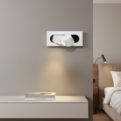 Wall Sconce Reading Light, LED Wall Lamp for Bedroom, Bedside Lamp with Foldable Arm, Modern Wall Light for Living Room