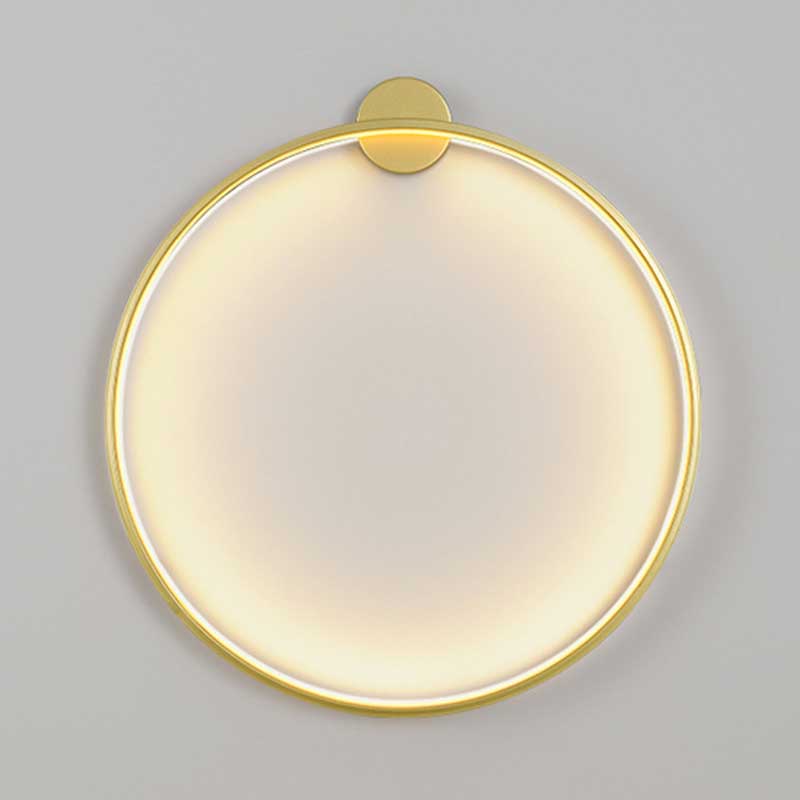 Modern Circle | Wall Light with Soft LED Glow | Stylish Sconce for Ambient Illumination