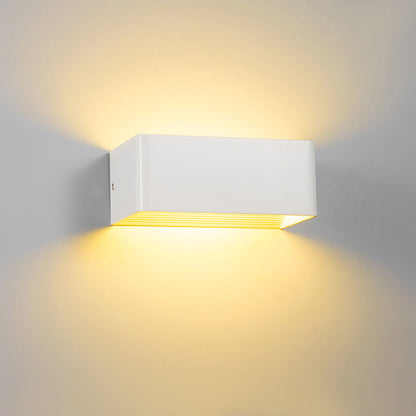 Elegant Cube Shade Wall Light | Modern Design with Energy-Efficient LED | Perfect for Hallways and Bedrooms
