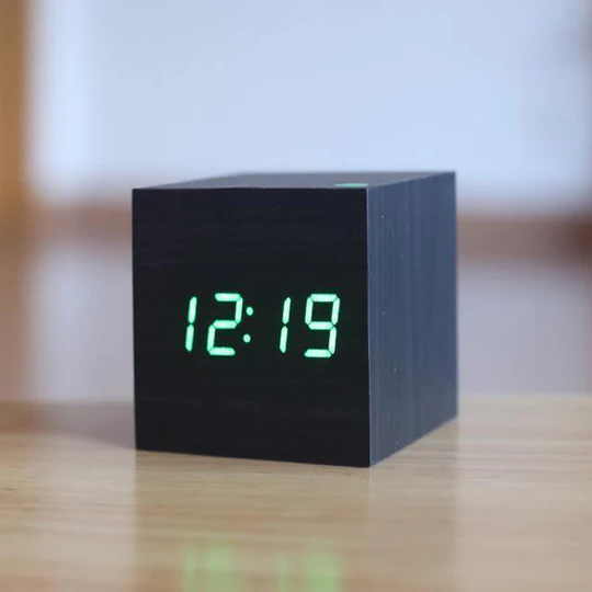 Modern Digital Wall Clock with Glowing Numerals | Stylish Minimalist Design for Home or Office